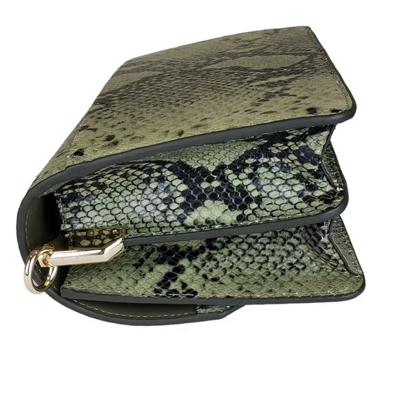 3.1 Phillip Lim Green Snakeskin Alix Mini Shoulder Bag NWT - Picture 9 of 12